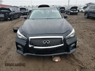 2017 Infiniti Q50 2.0t Premium with VIN JN1CV7AR6HM680529, listed as a Copart auction lot 86398934 with 101,765 mi miles and Salvage Title. Bid and sale history available at carsss.com. Image 5.