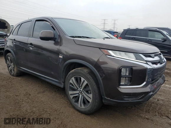 2020 Mitsubishi Outlander Sport ES 2.0 with VIN JA4AR3AU3LU009859, listed as a Copart auction lot 81838394 with 88,814 mi miles and Salvage Title. Bid and sale history available at carsss.com. Image 4.