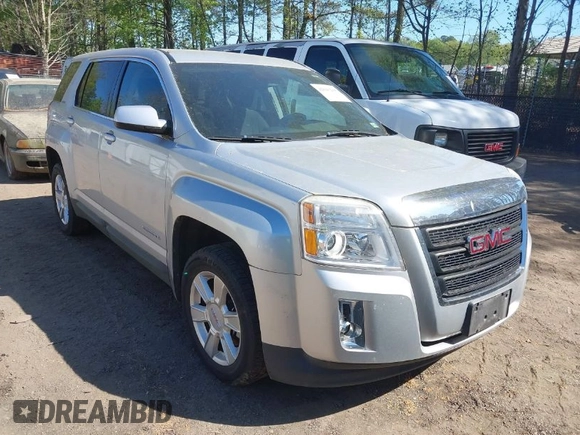 2013 GMC Terrain SLE with VIN 2GKALMEKXD6330470, listed as a IAAI auction lot 42043205 with 165,651 mi miles. Bid and sale history available at carsss.com. Image 1.