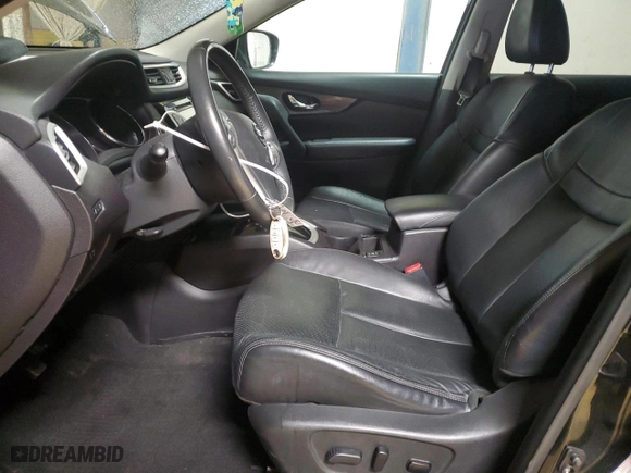 2015 Nissan Rogue SL with VIN 5N1AT2MV3FC814398, listed as a Copart auction lot 47403475 with 152833 miles and Salvage Title. Bid and sale history available at carsss.com. Image 7.