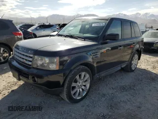 2007 Land Rover Range Rover Sport SC with VIN SALSH23407A987319, listed as a Copart auction lot 47493575 with 135,280 mi miles and Salvage title. Bid and sale history available at DreamBid. Image 1.