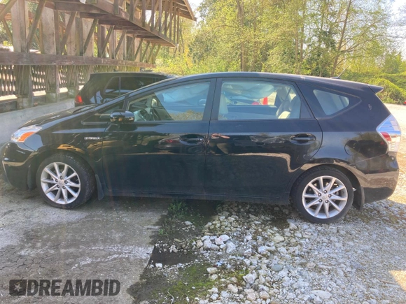 2012 Toyota Prius Two with VIN JTDZN3EU4C3074790, listed as a Copart auction lot 50764625 with Not Provided miles and Salvage Title. Bid and sale history available at DreamBid. Image 9.