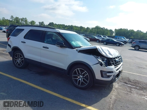 2017 Ford Explorer Sport with VIN 1FM5K8GT5HGE24240, listed as a IAAI auction lot 42490305 with 102,974 mi miles and . Bid and sale history available at DreamBid. Image 1.