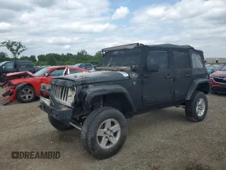 2016 Jeep Wrangler Unlimited Sahara with VIN 1C4BJWEG5GL126815, listed as a Copart auction lot 59725685 with Not provided miles and Salvage title. Bid and sale history available at DreamBid. Image 1.
