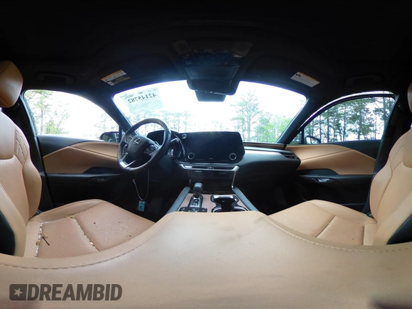 2024 Lexus RX 350 with VIN 2T2BAMCAXRC038674, listed as a IAAI auction lot 42145782 with 38,483 mi miles and . Bid and sale history available at DreamBid. Image 18.