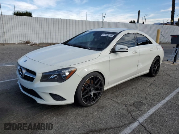 2016 Mercedes-Benz CLA 250 z VIN WDDSJ4EB0GN331817, wystawiony jako Copart lot #87554195 z przebiegiem 98 161 mil mil oraz Szkoda całkowita • Salvage title. Historia ofert i sprzedaży dostępna na DreamBid. Obrazek 1.