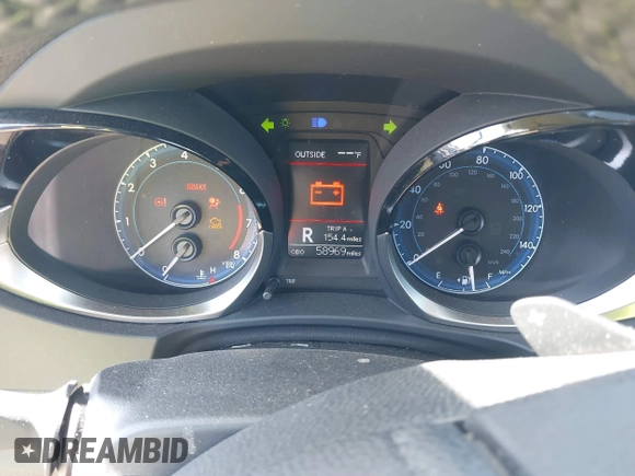2016 Toyota Corolla L with VIN 2T1BURHE2GC594608, listed as a IAAI auction lot 41755262 with 58,969 mi miles and . Bid and sale history available at DreamBid. Image 7.