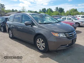 2016 Honda Odyssey EX-L z VIN 5FNRL5H64GB169809, wystawiony jako IAAI lot #42212702 z przebiegiem 90 523 mil mil oraz . Historia ofert i sprzedaży dostępna na DreamBid. Obrazek 1.