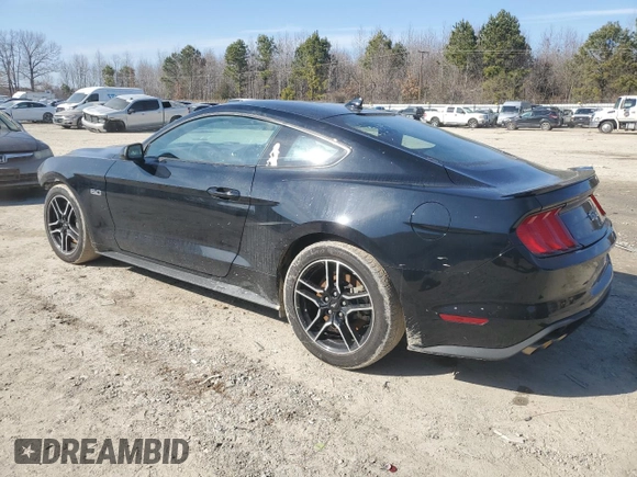 2022 Ford Mustang GT with VIN 1FA6P8CF3N5134313, listed as a Copart auction lot 45870625 with 32,835 mi miles and Salvage Title. Bid and sale history available at carsss.com. Image 2.