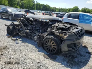 2021 Land Rover Range Rover with VIN SALGR2SU1MA422920, listed as a Copart auction lot 53411554 with Not provided miles and Salvage title. Bid and sale history available at DreamBid. Image 4.
