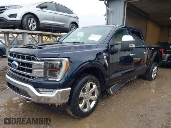 2023 Ford F-150 XL with VIN 1FTFW1E85PFA06249, listed as a IAAI auction lot 41675519 with 40,808 mi miles. Bid and sale history available at carsss.com. Image 17.