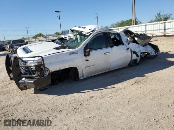 2024 Chevrolet Silverado 3500HD LTZ with VIN 2GC4YUEY4R1162778, listed as a Copart auction lot 72649414 with 0 mi miles and Non Repairable. Bid and sale history available at carsss.com. Image 1.