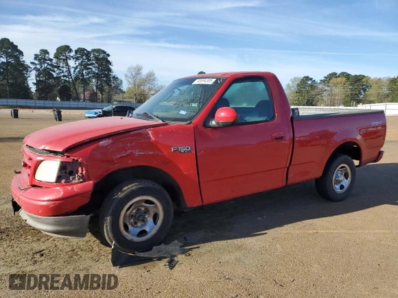 2003 Ford F-150 XL with VIN 1FTRF17283NA77788, listed as a Copart auction lot 49594385 with 333,522 mi miles and Salvage Title. Bid and sale history available at DreamBid. Image 1.