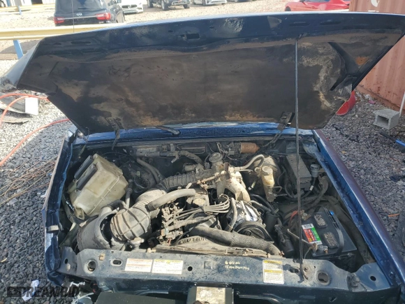 1997 Ford Ranger XLT with VIN 1FTCR10A8VUA47794, listed as a Copart auction lot 41605895 with 0 mi miles and Salvage Title. Bid and sale history available at carsss.com. Image 11.