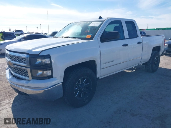 2014 Chevrolet Silverado 1500 LT with VIN 1GCVKREH4EZ343111, listed as a IAAI auction lot 41339803 with 185,314 mi miles and . Bid and sale history available at DreamBid. Image 2.