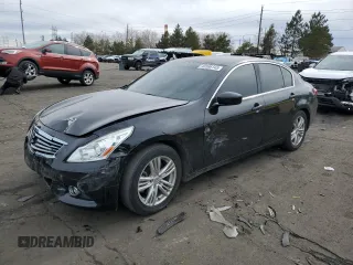 2013 Infiniti G37 Sedan Journey with VIN JN1CV6AP2DM301531, listed as a Copart auction lot 45586145 with 78,091 mi miles and Salvage Title. Bid and sale history available at carsss.com. Image 1.