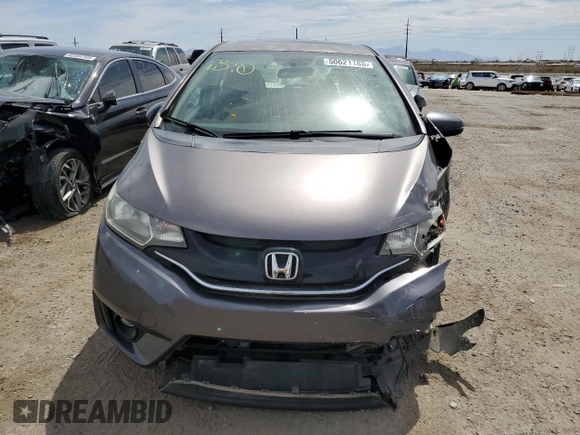 2017 Honda Fit EX-L with VIN JHMGK5H88HS018776, listed as a Copart auction lot 50621185 with 25,382 mi miles and Salvage Title. Bid and sale history available at DreamBid. Image 5.