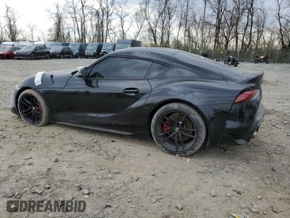 2020 Toyota Supra 3.0 with VIN WZ1DB4C08LW026587, listed as a Copart auction lot 50378495 with 31,247 mi miles and Salvage title. Bid and sale history available at DreamBid. Image 2.