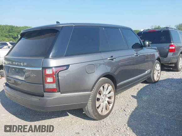 2015 Land Rover Range Rover Supercharged z VIN SALGS2TF1FA229559, wystawiony jako IAAI lot #42484025 z przebiegiem 90 383 mil mil oraz . Historia ofert i sprzedaży dostępna na DreamBid. Obrazek 4.