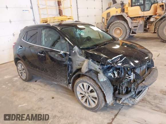 2019 Buick Encore Preferred with VIN KL4CJASBXKB959308, listed as a IAAI auction lot 41858092 with 90,476 mi miles. Bid and sale history available at carsss.com. Image 1.
