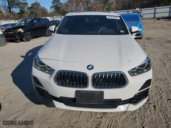 2021 BMW X2 xDrive28i with VIN WBXYJ1C00M5S24107, listed as a Copart auction lot 81824504 with 29,376 mi miles and Salvage Title. Bid and sale history available at carsss.com. Image 5.