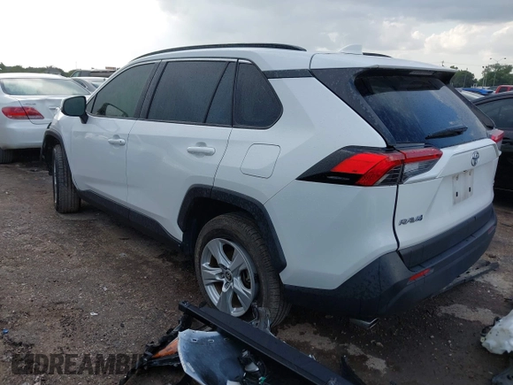 2020 Toyota RAV4 XLE with VIN JTMW1RFV0LD521893, listed as a IAAI auction lot 42701228 with 34,647 mi miles and . Bid and sale history available at DreamBid. Image 3.