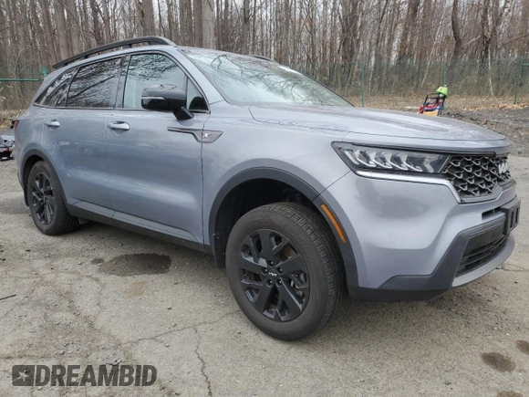 2023 Kia Sorento X-Line S with VIN 5XYRLDLC5PG229791, listed as a Copart auction lot 41485265 with 24,599 mi miles and Salvage Title. Bid and sale history available at DreamBid. Image 4.