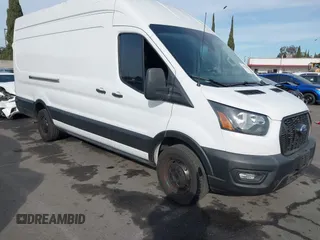 2021 Ford Transit Cargo with VIN 1FTBW3X82MKA19468, listed as a IAAI auction lot 41345565 with 67,485 mi miles. Bid and sale history available at carsss.com. Image 1.