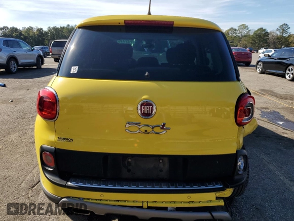 2014 FIAT 500L Trekking with VIN ZFBCFADH4EZ021618, listed as a Copart auction lot 41621115 with 130,143 mi miles and Salvage Title. Bid and sale history available at DreamBid. Image 6.
