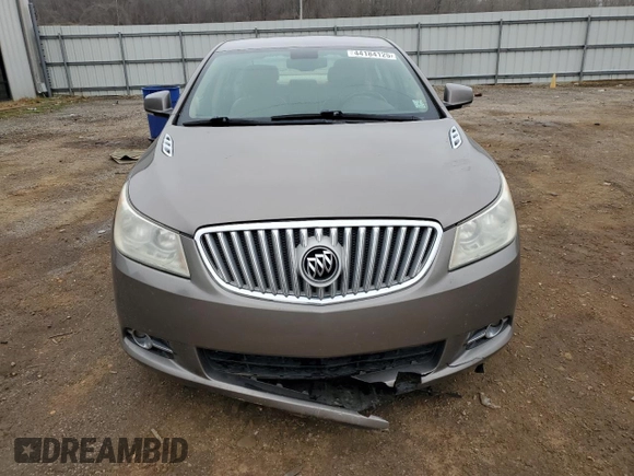 2012 Buick LaCrosse Premium 2 with VIN 1G4GF5G30CF167515, listed as a Copart auction lot 44184125 with 0 mi miles and Salvage Title. Bid and sale history available at carsss.com. Image 5.