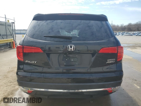 2017 Honda Pilot Touring with VIN 5FNYF6H92HB016186, listed as a Copart auction lot 46577555 with 140,195 mi miles and Salvage title. Bid and sale history available at DreamBid. Image 6.
