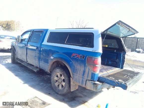 2012 Ford F-150 XL with VIN 1FTFW1EF0CFA31262, listed as a IAAI auction lot 41653476 with 126,912 mi miles. Bid and sale history available at carsss.com. Image 3.