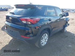 2023 Chevrolet TrailBlazer LS with VIN KL79MNSL1PB048425, listed as a IAAI auction lot 42023129 with 18,707 mi miles and . Bid and sale history available at DreamBid. Image 4.
