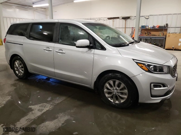 2019 Kia Sedona LX with VIN KNDMB5C19K6547913, listed as a Copart auction lot 46081395 with NaN miles and Salvage Title. Bid and sale history available at carsss.com. Image 4.