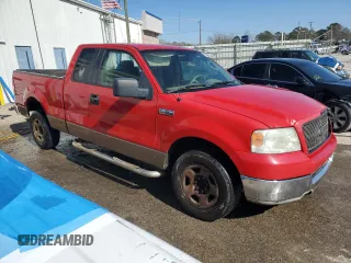 2005 Ford F-150 STX with VIN 1FTRX12W25FA03237, listed as a Copart auction lot 45894615 with 240,826 mi miles and Salvage Title. Bid and sale history available at carsss.com. Image 4.