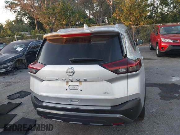 2022 Nissan Rogue SL with VIN 5N1BT3CA4NC718030, listed as a IAAI auction lot 41520978 with 68,532 mi miles. Bid and sale history available at carsss.com. Image 16.