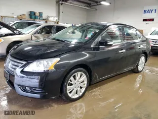 2014 Nissan Sentra S with VIN 3N1AB7AP2EY205757, listed as a Copart auction lot 47594775 with 103,259 mi miles and Salvage Title. Bid and sale history available at carsss.com. Image 1.