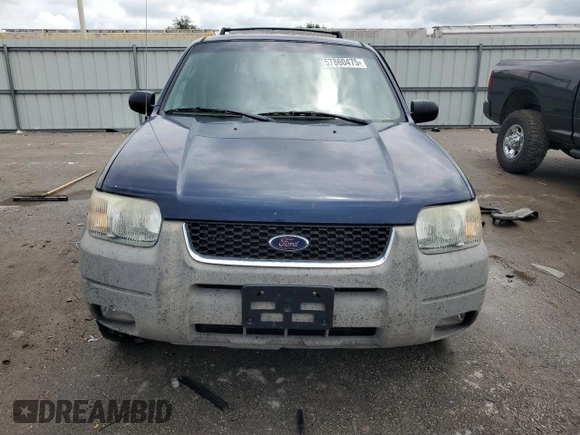 2002 Ford Escape XLT Choice with VIN 1FMYU04192KD87001, listed as a Copart auction lot 57860475 with 195,323 mi miles and Salvage title. Bid and sale history available at DreamBid. Image 5.