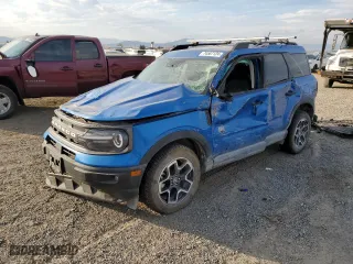 2022 Ford Bronco Sport Big Bend with VIN 3FMCR9B66NRD35095, listed as a Copart auction lot 74587124 with 0 mi miles and Salvage Title. Bid and sale history available at carsss.com. Image 1.