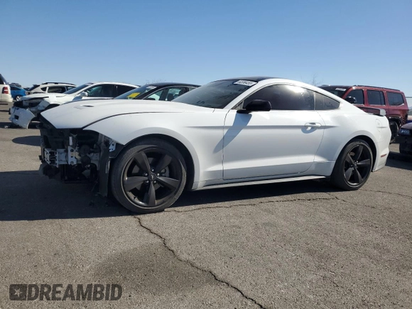 2021 Ford Mustang EcoBoost with VIN 1FA6P8TH2M5134819, listed as a Copart auction lot 44556455 with 54,474 mi miles and Salvage Title. Bid and sale history available at carsss.com. Image 1.