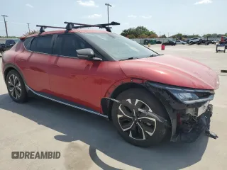 2022 Kia EV6 Wind with VIN KNDC34LA7N5046628, listed as a Copart auction lot 63230374 with 48,023 mi miles and Salvage Title. Bid and sale history available at carsss.com. Image 4.