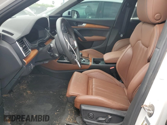 2023 Audi Q5 S line Premium Plus with VIN WA1EAAFY2P2117030, listed as a Copart auction lot 51511725 with Not provided miles and Salvage title. Bid and sale history available at DreamBid. Image 7.