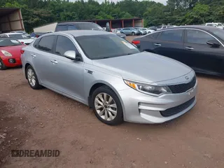2018 Kia Optima S with VIN 5XXGT4L39JG264711, listed as a IAAI auction lot 42456102 with 127,382 mi miles and . Bid and sale history available at DreamBid. Image 1.