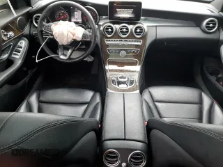 2018 Mercedes-Benz C with VIN WDDWF4JB1JR401947, listed as a Copart auction lot 48956665 with 93,467 mi miles and Salvage Title. Bid and sale history available at carsss.com. Image 8.