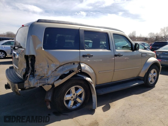 2007 Dodge Nitro SLT with VIN 1D8GU58K97W673383, listed as a Copart auction lot 48637315 with 127,608 mi miles and Salvage Title. Bid and sale history available at carsss.com. Image 3.