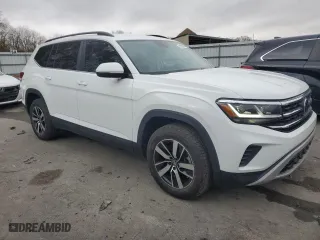 2022 Volkswagen Atlas 2.0T SE with VIN 1V2DP2CA1NC508415, listed as a Copart auction lot 81522264 with 76,624 mi miles and Salvage Title. Bid and sale history available at carsss.com. Image 4.