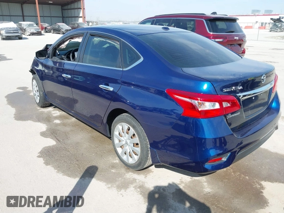 2016 Nissan Sentra S with VIN 3N1AB7AP3GY313503, listed as a IAAI auction lot 41767896 with 96,984 mi miles. Bid and sale history available at carsss.com. Image 3.