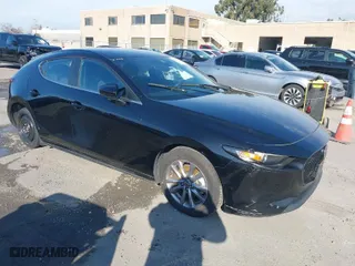 2021 Mazda Mazda3 Hatchback 2.5 S with VIN JM1BPAJLXM1314726, listed as a IAAI auction lot 41193185 with 43,546 mi miles. Bid and sale history available at carsss.com. Image 1.
