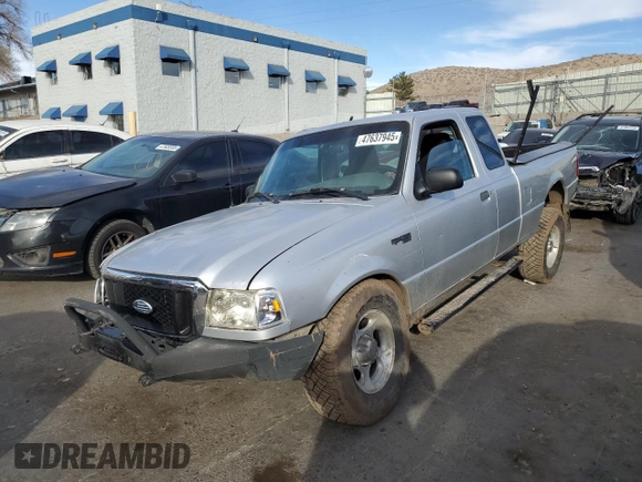 2005 Ford Ranger XL z VIN 1FTYR15E95PA37159, wystawiony jako Copart lot #47637945 z przebiegiem Nie podano mil oraz Szkoda całkowita • Salvage title. Historia ofert i sprzedaży dostępna na DreamBid. Obrazek 1.