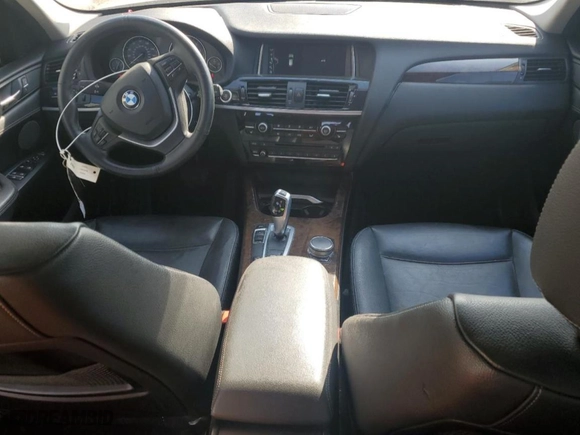 2017 BMW X3 sDrive28i with VIN 5UXWZ7C5XH0T43599, listed as a Copart auction lot 43570245 with 108,413 mi miles and Salvage Title. Bid and sale history available at carsss.com. Image 8.